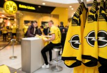 Καινούργια εμφάνιση της Borussia Dortmund με το λογότυπο της Opel