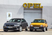 Το νέο Opel Corsa συναντά ένα σπάνιο Corsa GT
