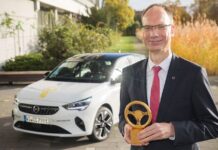 Το νέο ηλεκτρικό Opel Corsa-e κέρδισε το “Χρυσό Τιμόνι 2020”