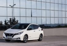 Το Nissan Leaf στο Regency Casino Mont Parnes
