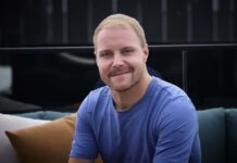 O Valtteri Bottas στο δυναμικό της Alfa Romeo Racing ORLEN