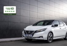Πεντάστερο το Nissan LEAF e+ στην αξιολόγηση Green NCAP