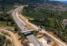 Στο 80% οι εργασίες στον αυτοκινητόδρομο Πάτρα -Πύργος το 2024