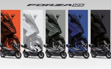 Με νέα χρώματα τα Honda Forza 125 και Forza 350