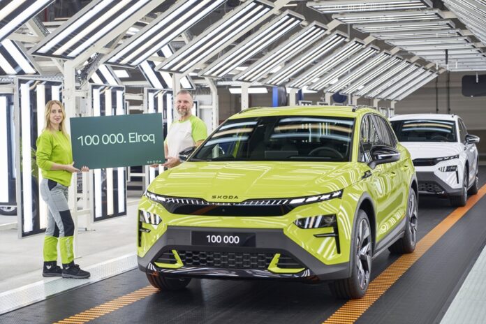 Skoda produces 100000th Elroq
