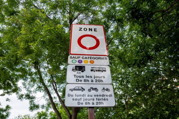 Paris,,France,-,May,20,,2025:,Road,Sign,At,The