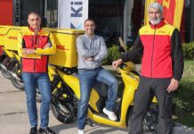 DHL: 13 Honda SH150 από την Kinsen μέσω της Saracakis Leasing