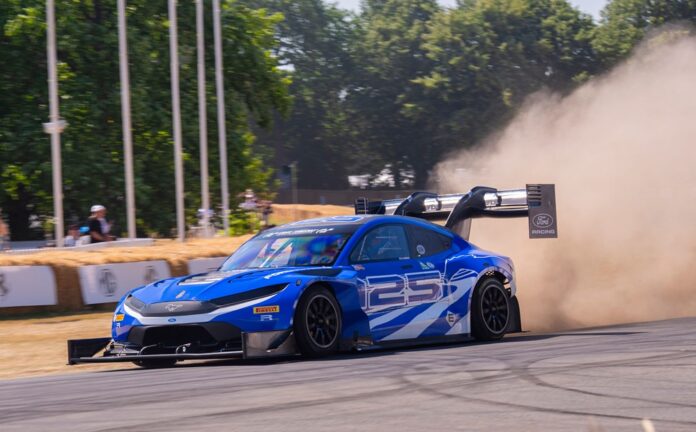 Super Mustang Mach-E EV demonstrator at Goodwood FOS 2026