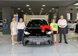 Ο Όμιλος Σφακιανάκη παρέδωσε το BYD Dolphin Surf στη νικήτρια της ΕΛΕΠΑΠ