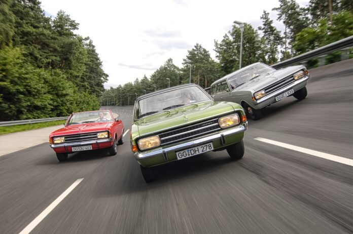 3 x Opel Rekord C