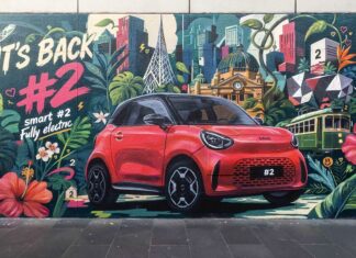 Το smart #2 βγαίνει στους δρόμους μέσα από τοιχογραφίες