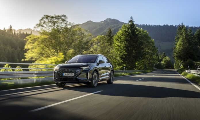 The right car for any situation: the Audi Q4 e-tron takes to the